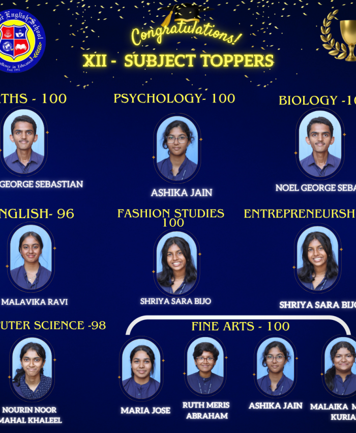 SUBJECT TOPPERS