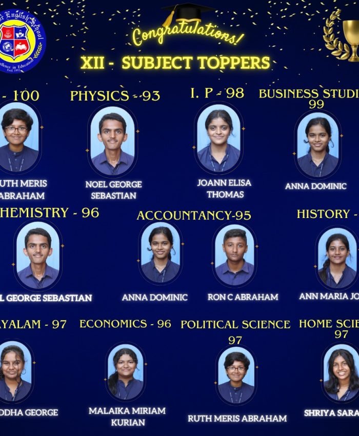 SUBJECT TOPPERS