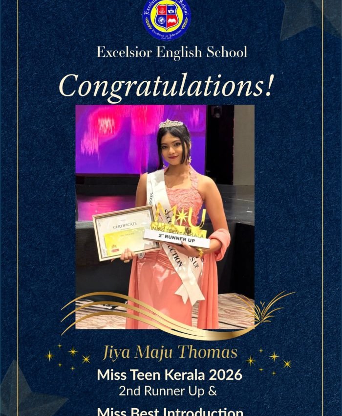 Excelsior Student Shines at Miss Teen Kerala 2026