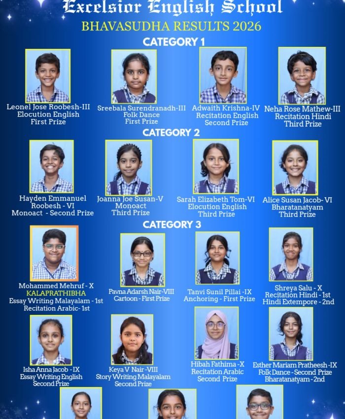 CENTRAL SAHODAYA CONCLAVE YOUTH FESTIVAL : BHAVASUDHA RESULTS 2026